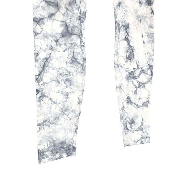 LULULEMON Wunder Under Hi-Rise 28" Dual Shibori Antique White Baltic Grey Size 6 - Picture 5 of 8